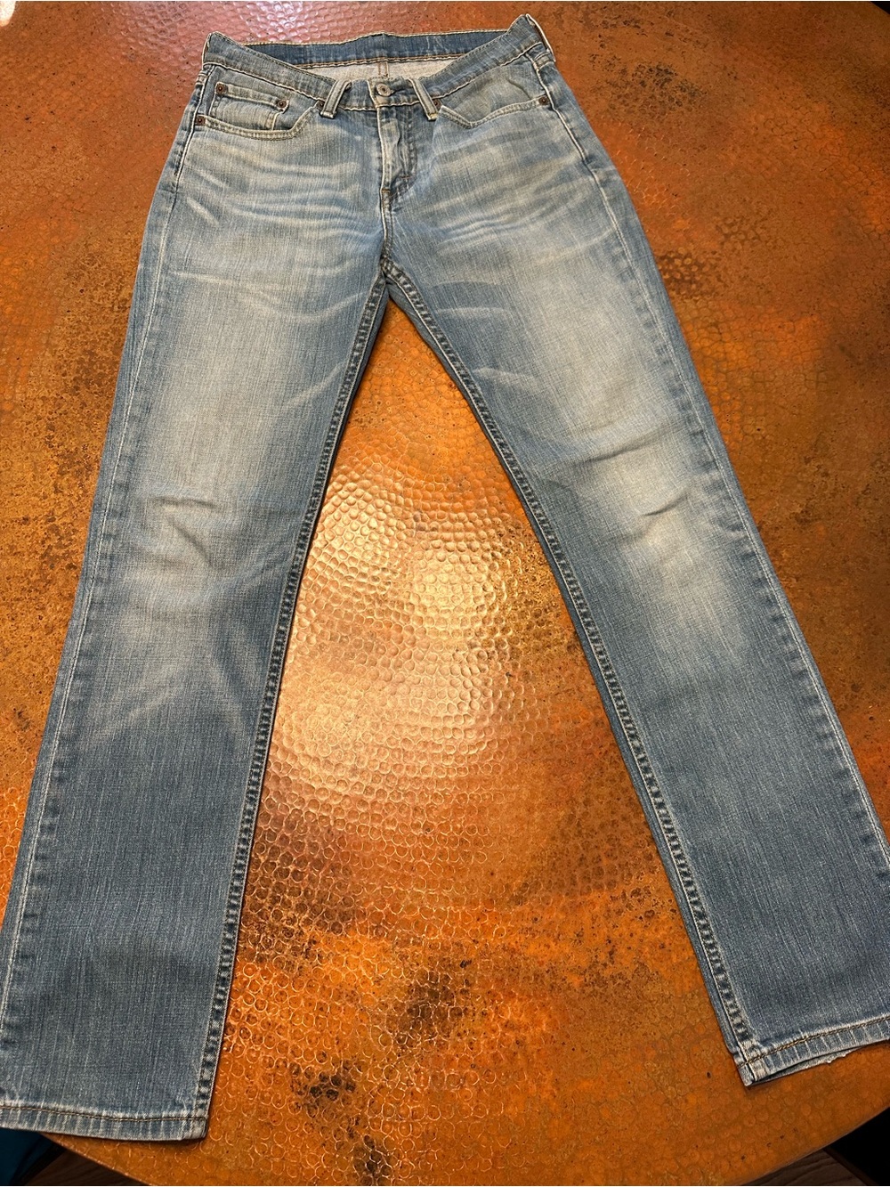 Women’s LEVIS Original Light Blue Straight-Leg Jeans